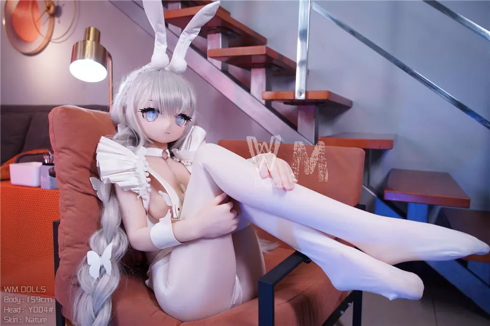 WM S-TPE 159cm (5ft2) Anime TPE Sex Doll with PVC Head #004